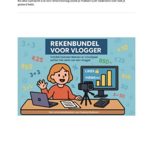 Rekenboekje voor Vloggers