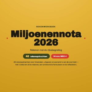 Rekenwerkboek – Miljoenennota 2026