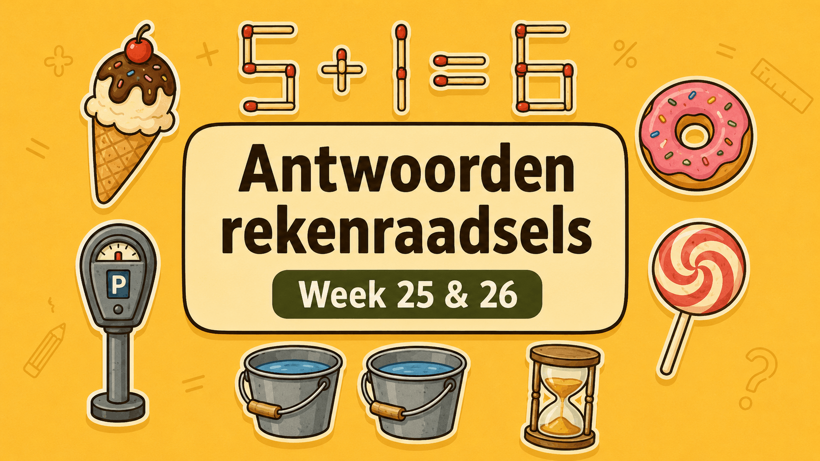 antwoorden rekenraadsels 2526