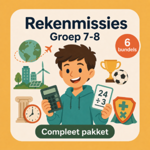 Zes rekenboekjes in de Themabundel rekenen groep 7/8
