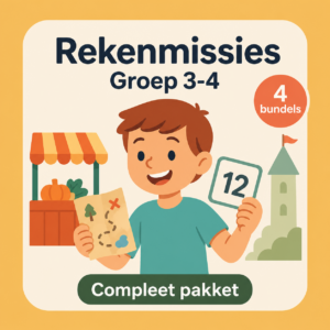 Vier rekenboekjes in de Themabundel rekenen groep 3/4