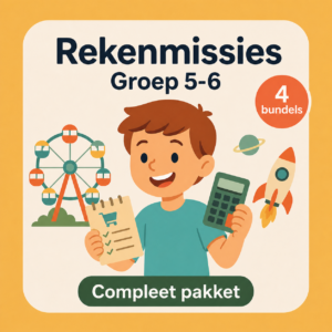 Vier rekenboekjes in de Themabundel rekenen groep 5/6