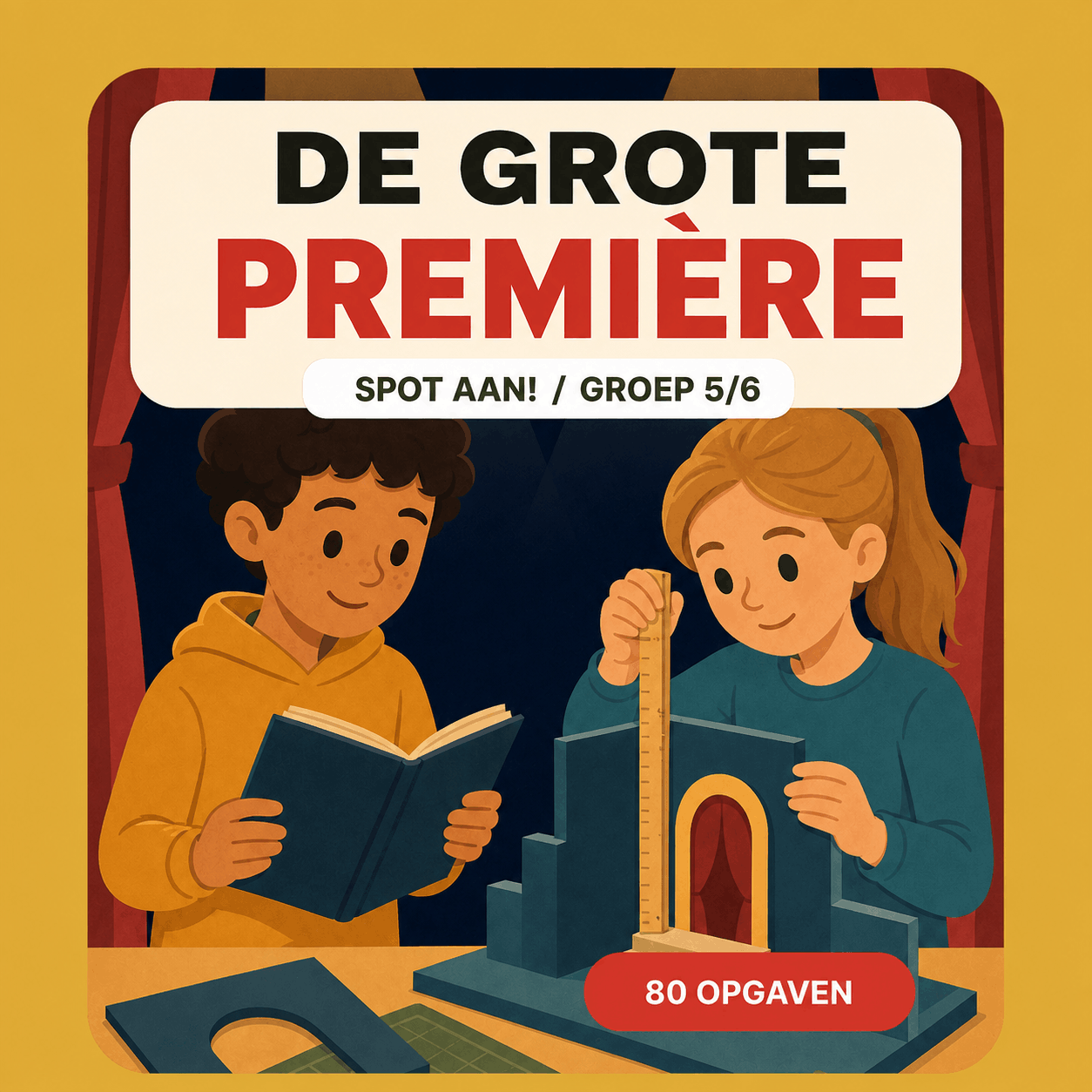 Kinderboekenweek 2026 - Rekenmissie groep 5/6: De Grote Première