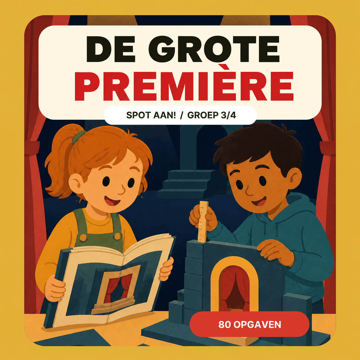 Kinderboekenweek 2026 - Rekenmissie groep 3/4: De Grote Première