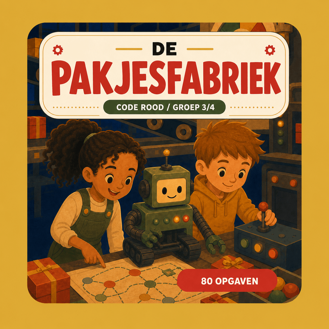 De Pakjesfabriek – Rekenmissie groep 3/4