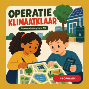 Operatie Klimaatklaar – rekenmissie Klimaatweek 2026 voor groep 7 en 8